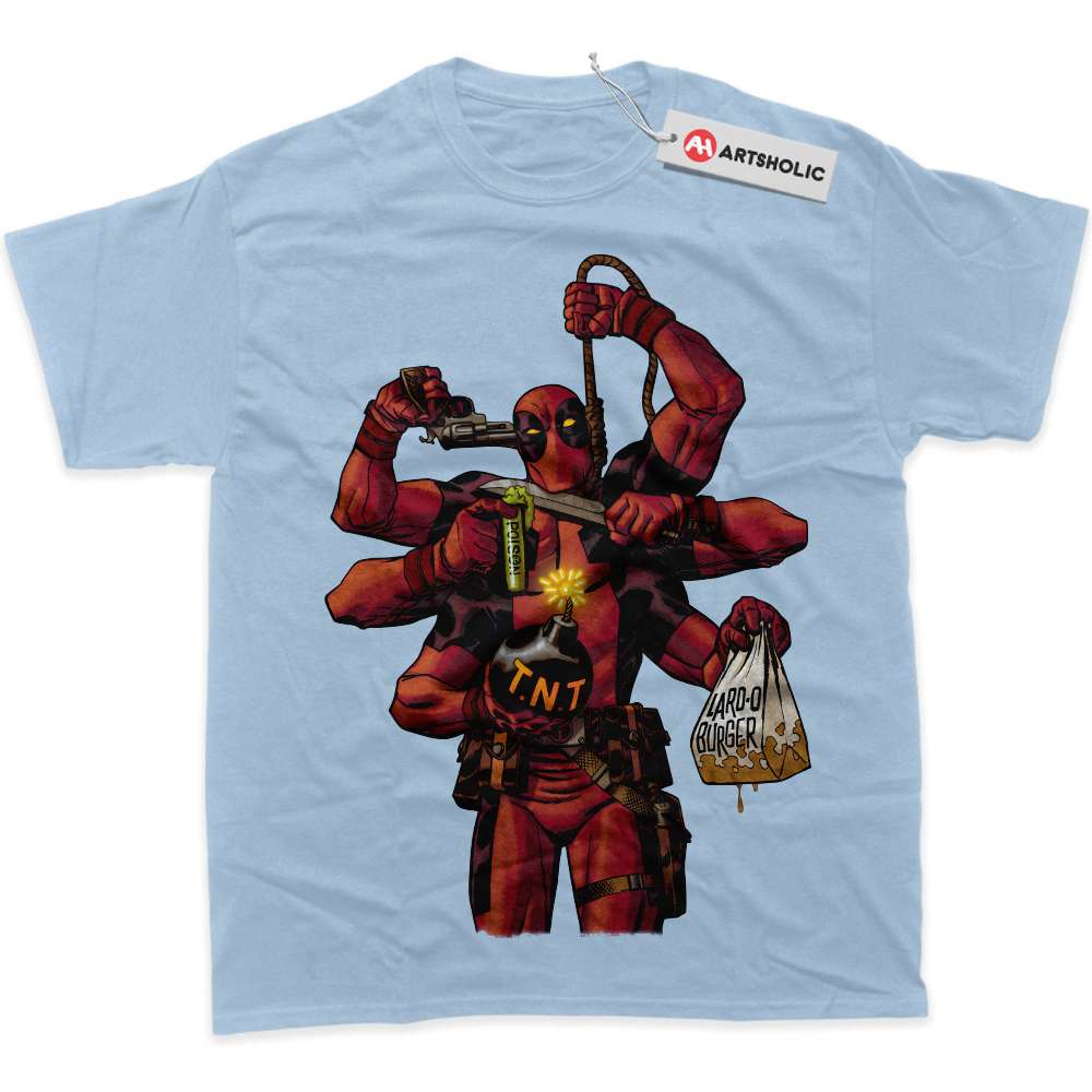 Alternative view of Deadpool Shirt, Marvel Comics Shirt, Graphic Tee