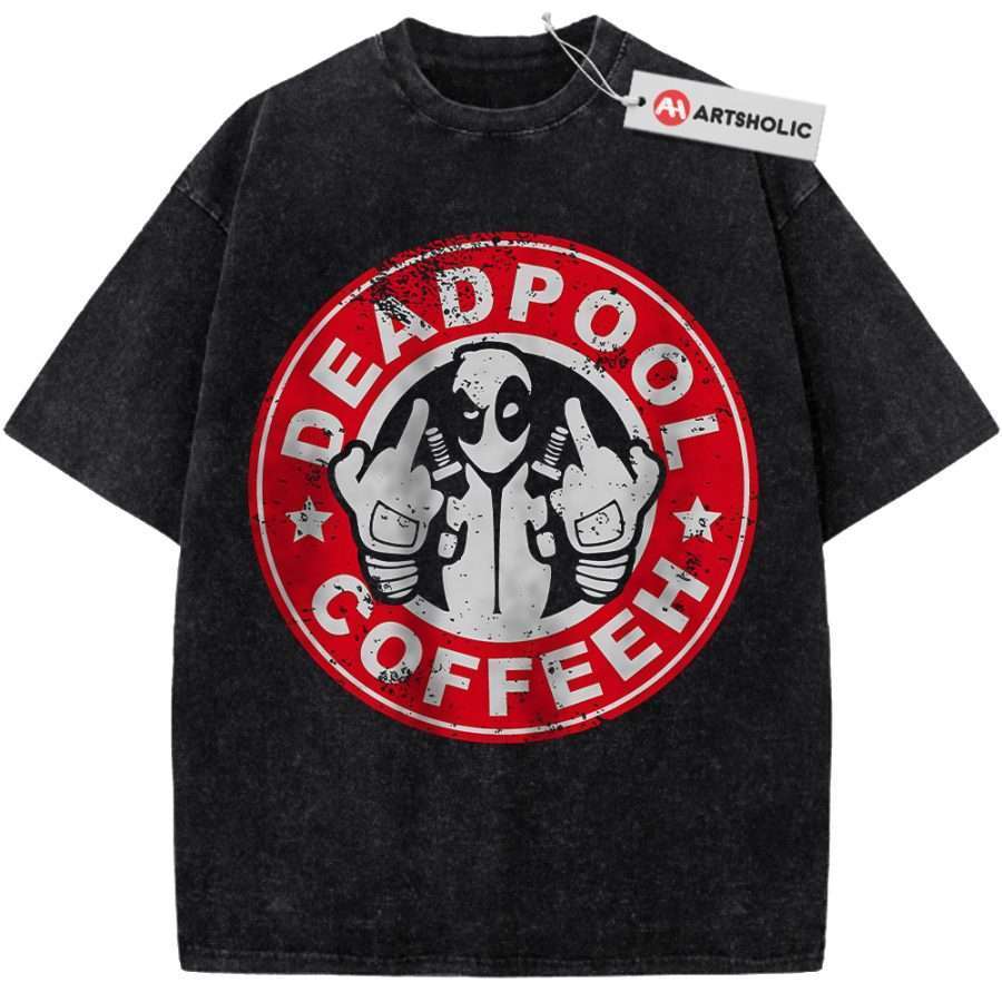 Alternative view of Deadpool Shirt, Marvel Comics Shirt, Vintage T-Shirt