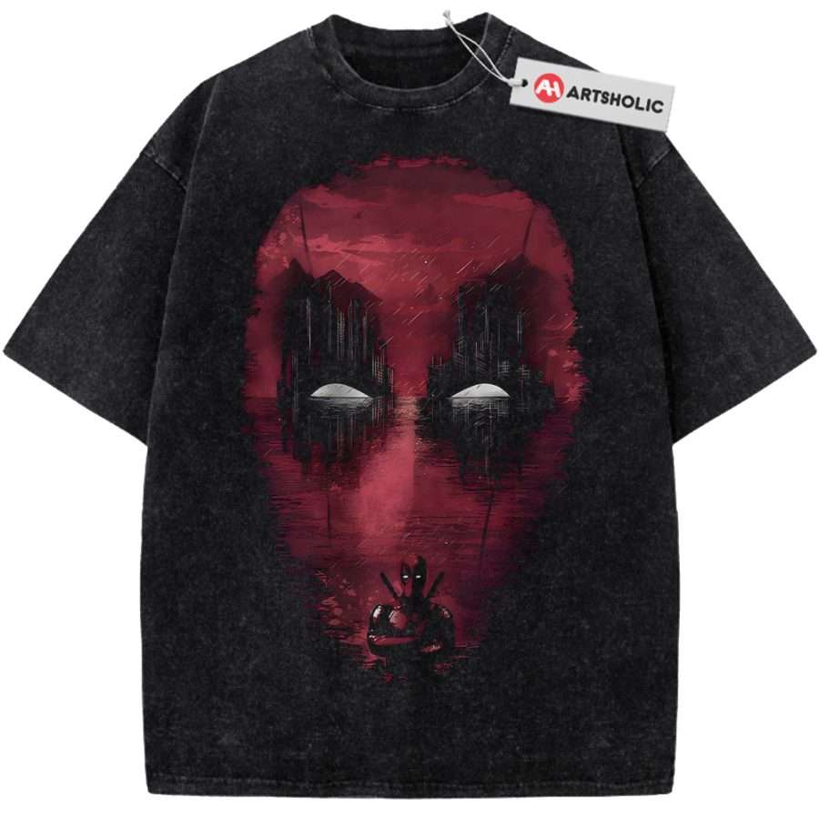 Alternative view of Deadpool Shirt, Marvel Comics Shirt, Vintage T-Shirt