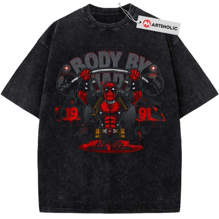 Alternative view of Deadpool Shirt, Marvel Comics Shirt, Vintage T-Shirt