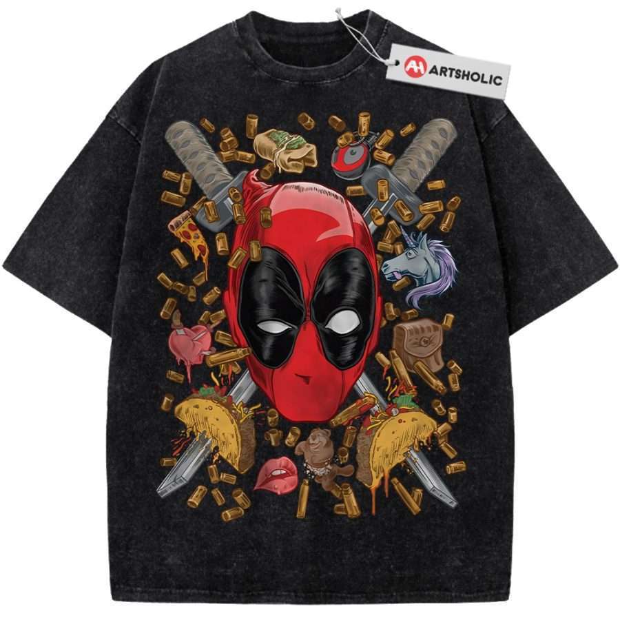 Alternative view of Deadpool Shirt, Marvel Comics Shirt, Vintage Tee