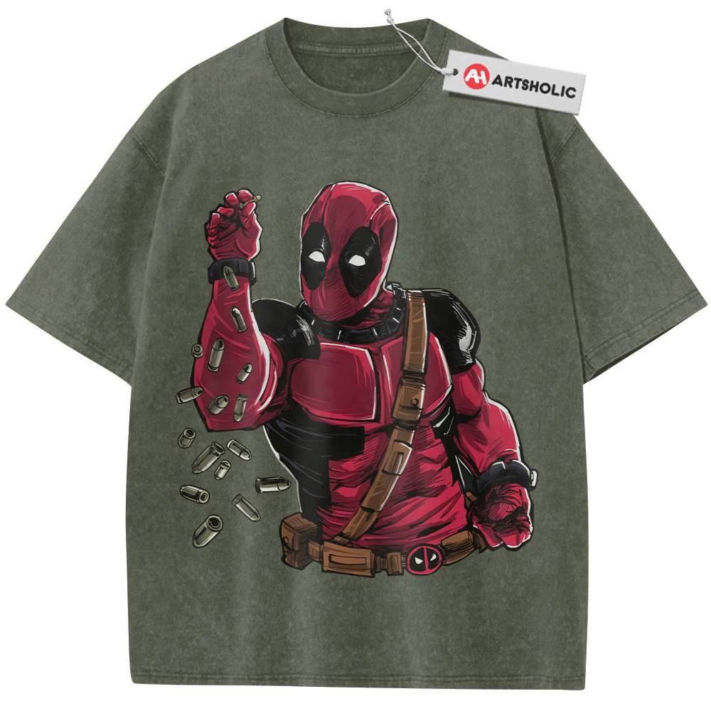 Alternative view of Deadpool Shirt, Marvel Comics Shirt, Vintage Tee