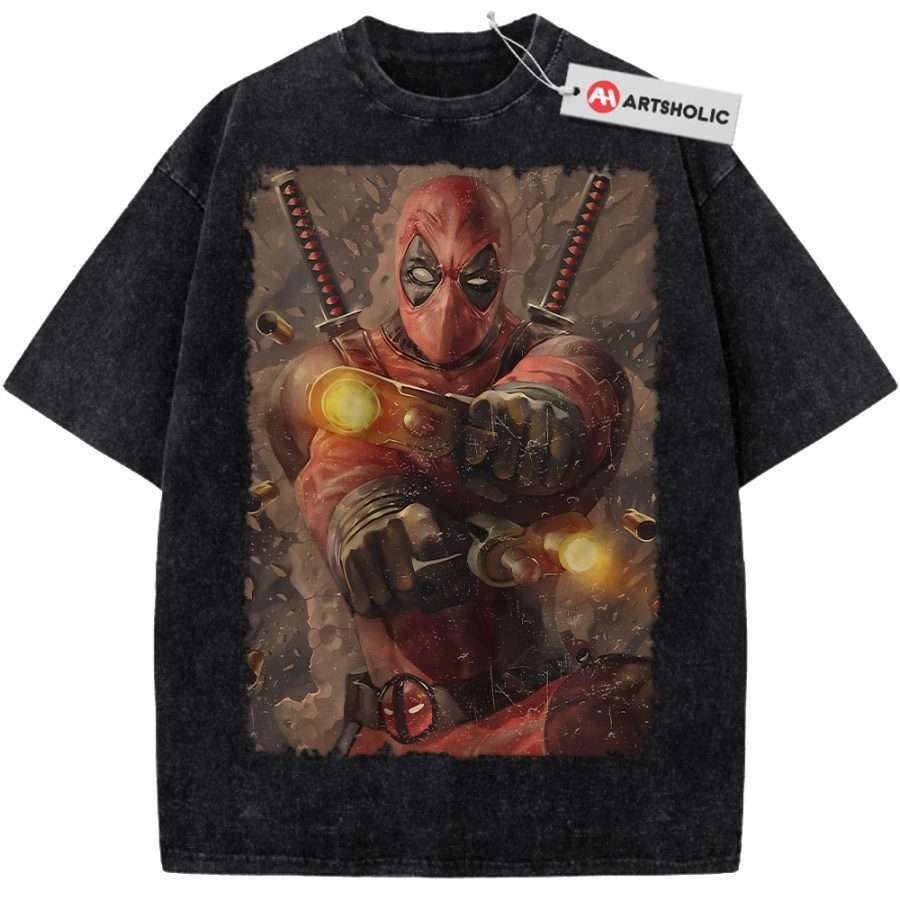 Alternative view of Deadpool Shirt, Marvel Comics Shirt, Vintage Tee