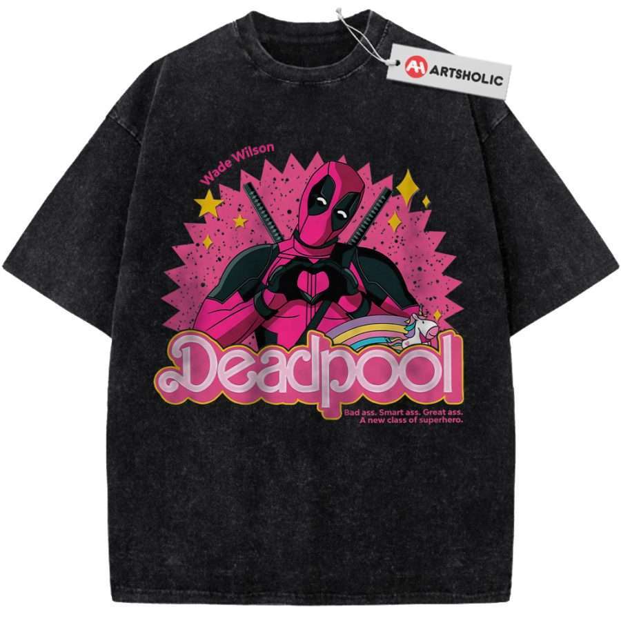 Alternative view of Deadpool Shirt, Marvel Comics Shirt,Vintage Tee