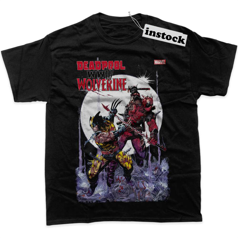Deadpool Shirt, Wolverine Shirt, Marvel Comics Shirt, Graphic Tee