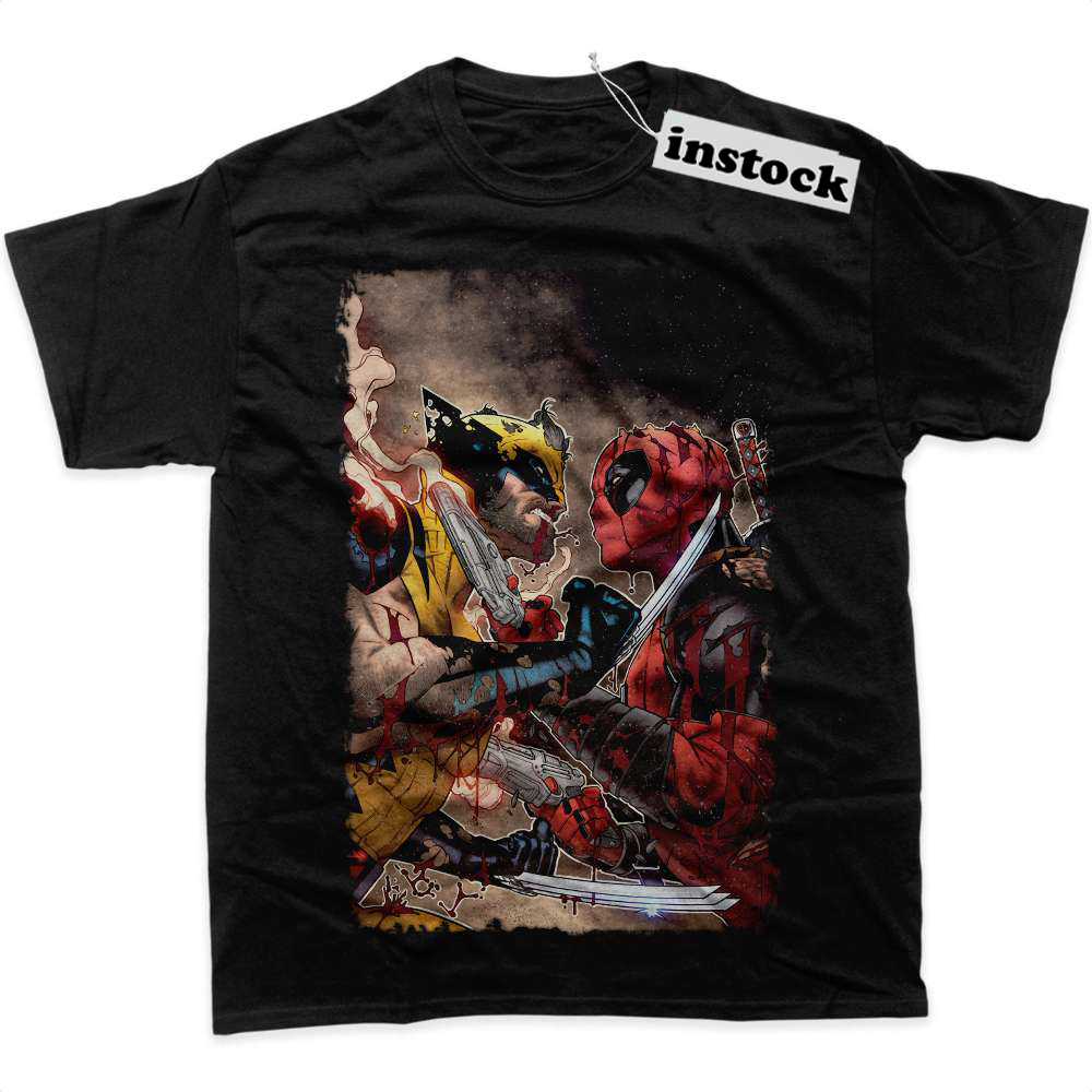 Deadpool Shirt, Wolverine Shirt, Marvel Comics Shirt, Graphic Tee