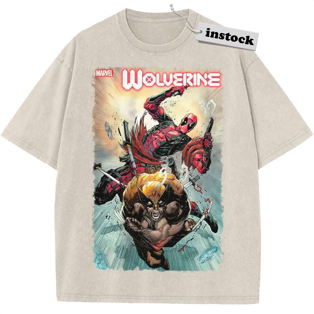 Deadpool Shirt, Wolverine Shirt, Marvel Comics Shirt, Vintage Tee
