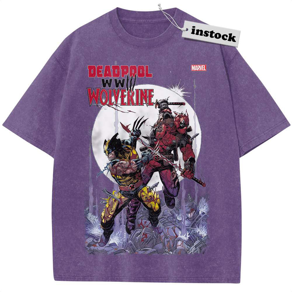 Deadpool Shirt, Wolverine Shirt, Marvel Comics Shirt, Vintage Tee