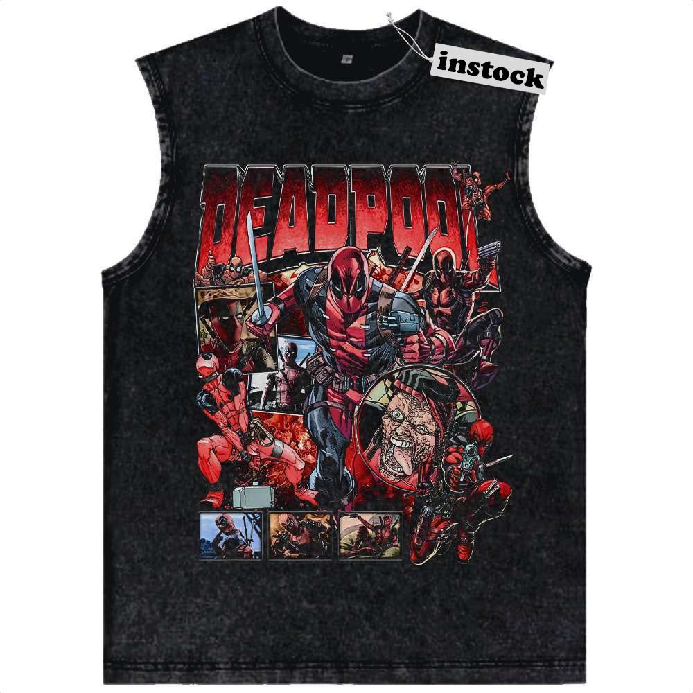 Deadpool Tank Top, Marvel Comics Tank Top, Vintage Tank Top