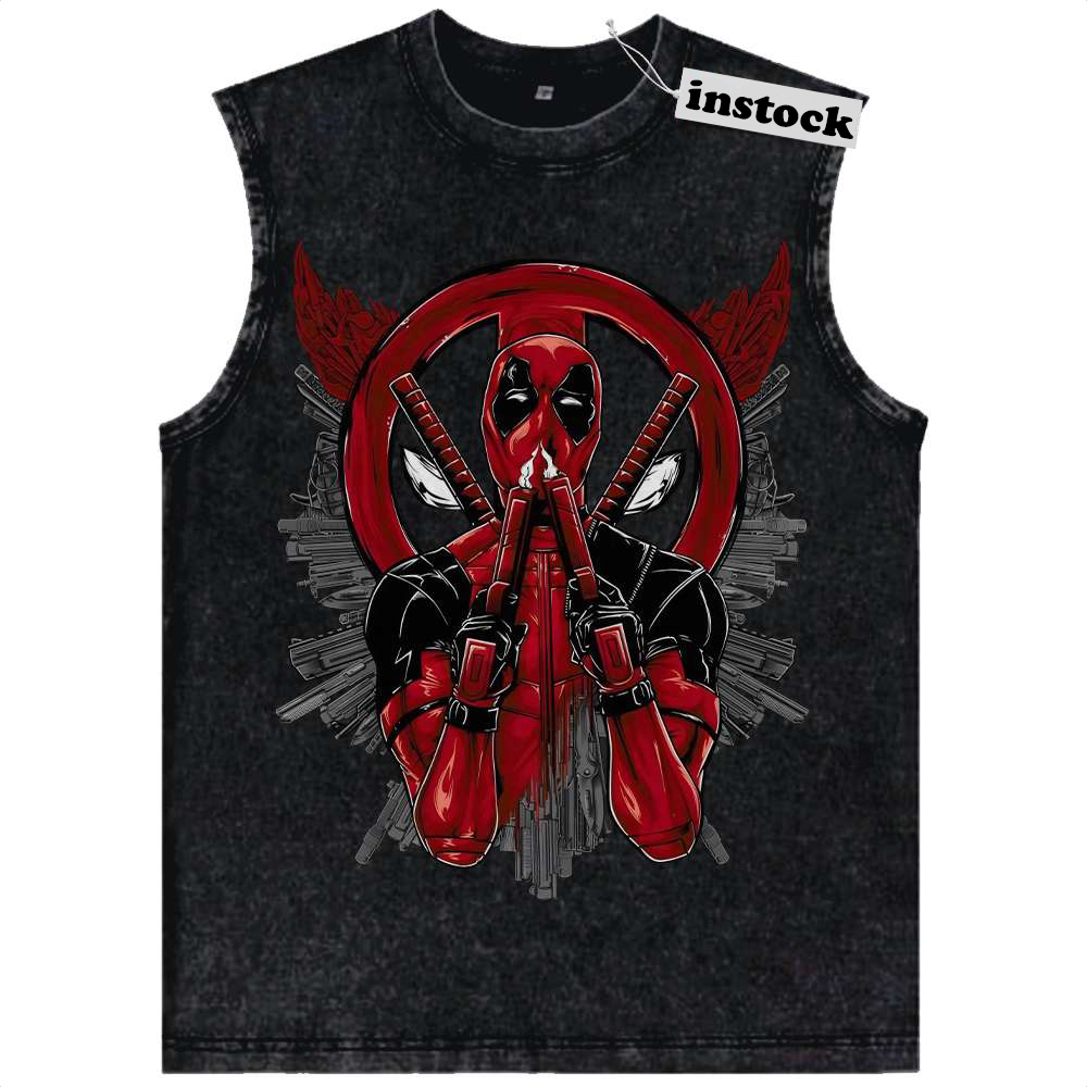 Deadpool Tank Top, Marvel Comics Tank Top, Vintage Tank Top