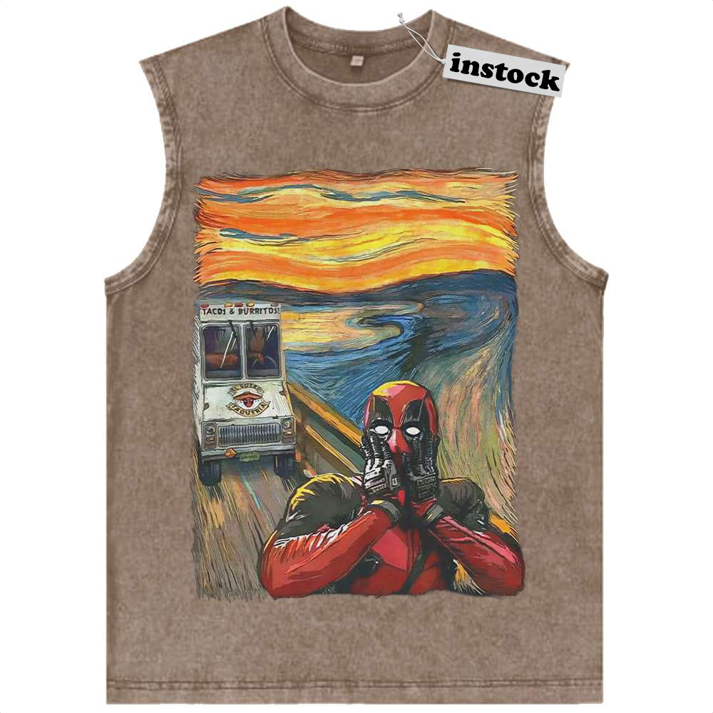 Deadpool Tank Top, Marvel Comics Tank Top, Vintage Tank Top