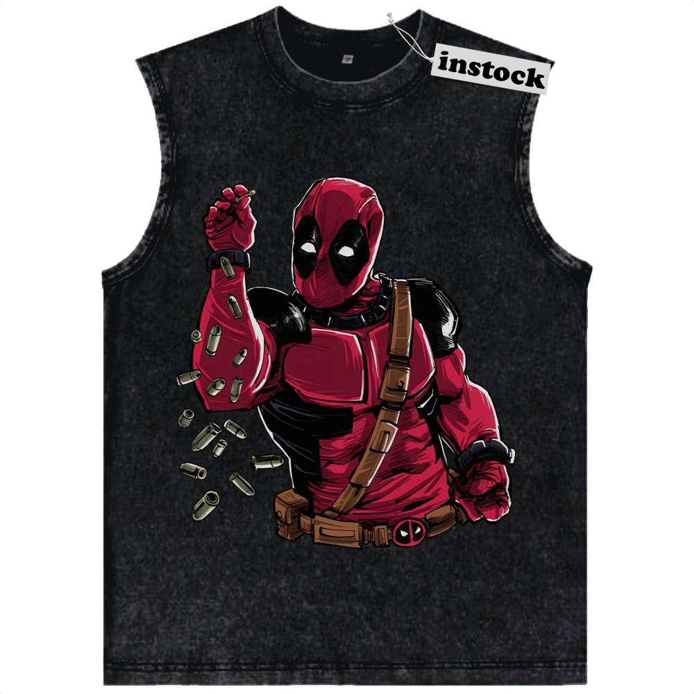 Deadpool Tank Top, Marvel Comics Tank Top, Vintage Tank Top