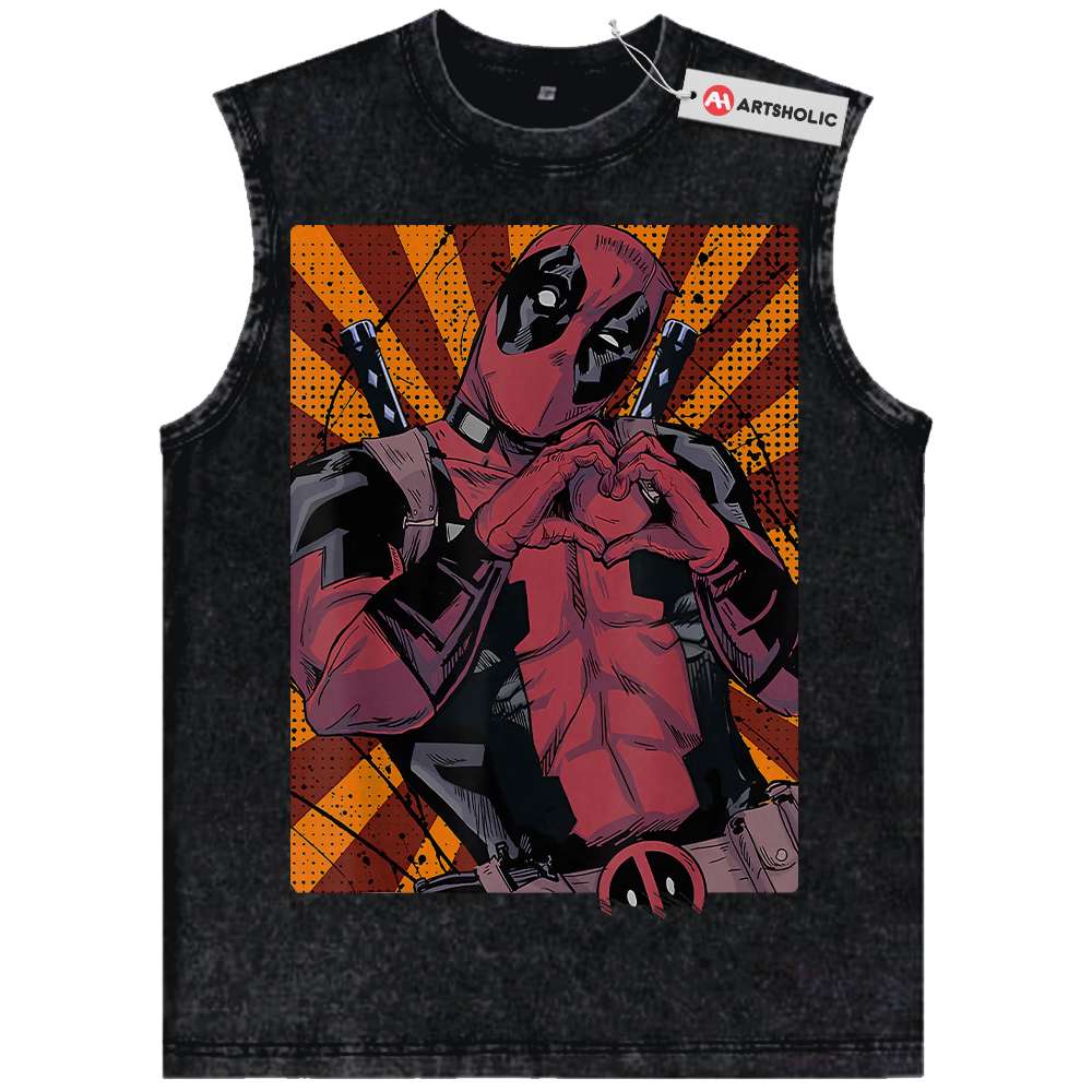 Deadpool Tank Top, Marvel Comics Tank Top, Vintage Tank Top