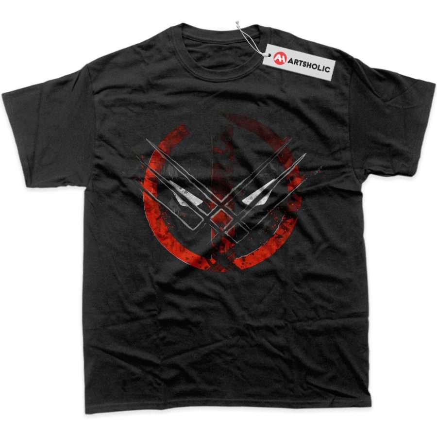 Alternative view of Deadpool vs Wolverine Shirt, Marvel Comics Shirt, Graphic T-Shirt