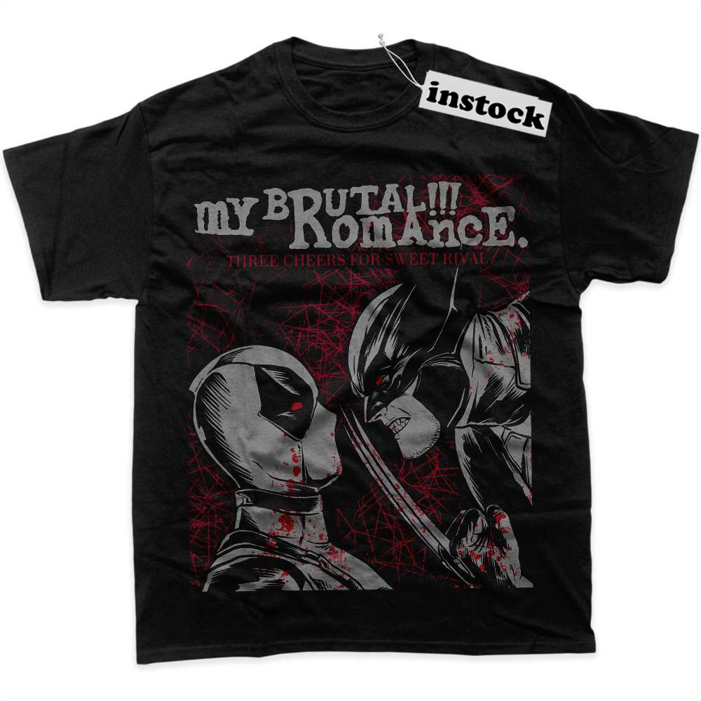 Deadpool vs Wolverine Shirt, Marvel Comics Shirt, Graphic Tee