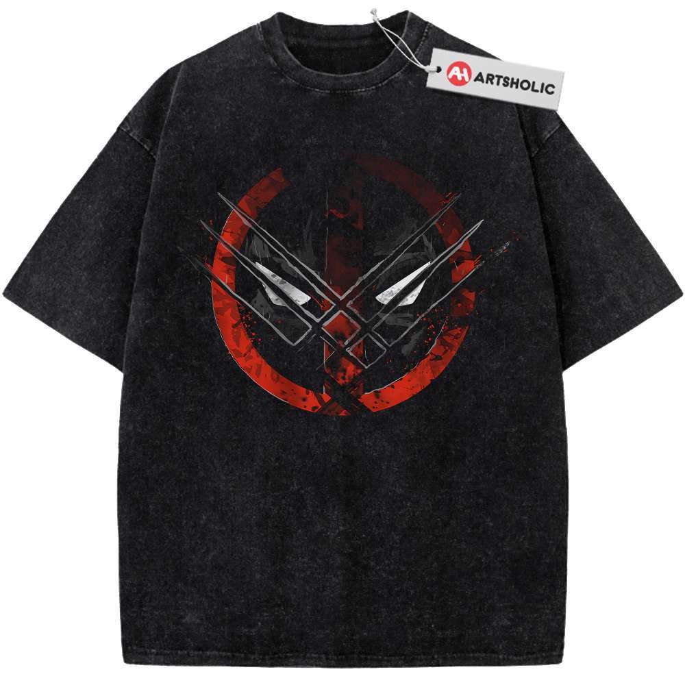 Deadpool vs Wolverine Shirt, Marvel Comics Shirt, Vintage T-Shirt