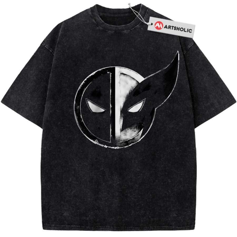 Alternative view of Deadpool vs Wolverine Shirt, Marvel Comics Shirt, Vintage T-Shirt