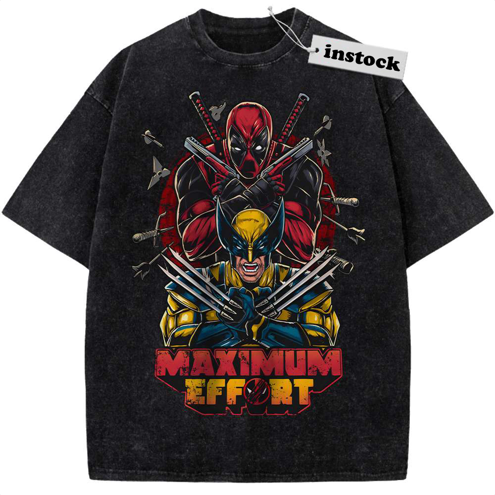 Deadpool vs Wolverine Shirt, Marvel Comics Shirt, Vintage Tee
