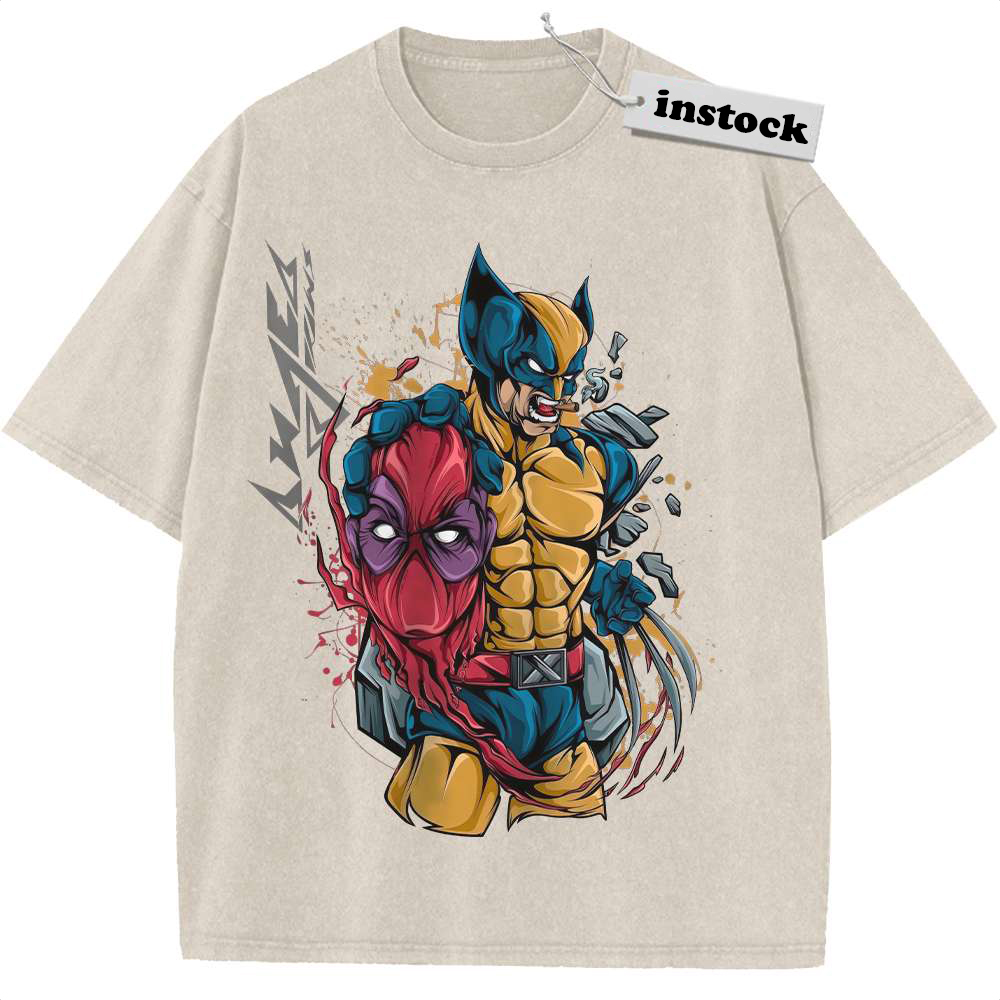 Deadpool vs Wolverine Shirt, Marvel Comics Shirt, Vintage Tee