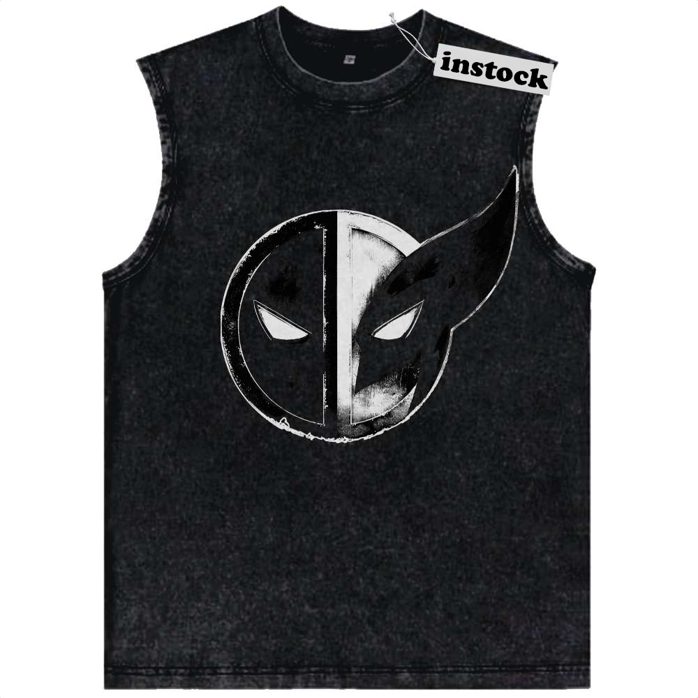 Deadpool vs Wolverine Tank Top, Marvel Comics Tank Top, Vintage Tank Top