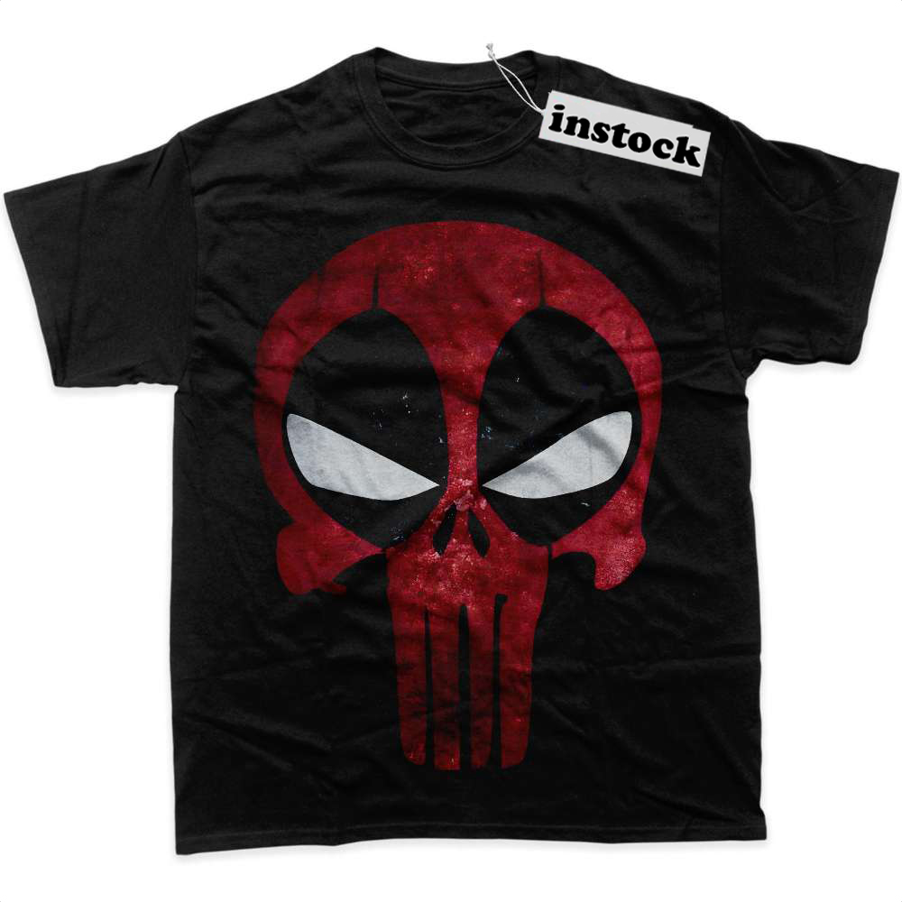 Deadpool x Punisher Shirt, Marvel Comics Shirt, Graphic T-Shirt