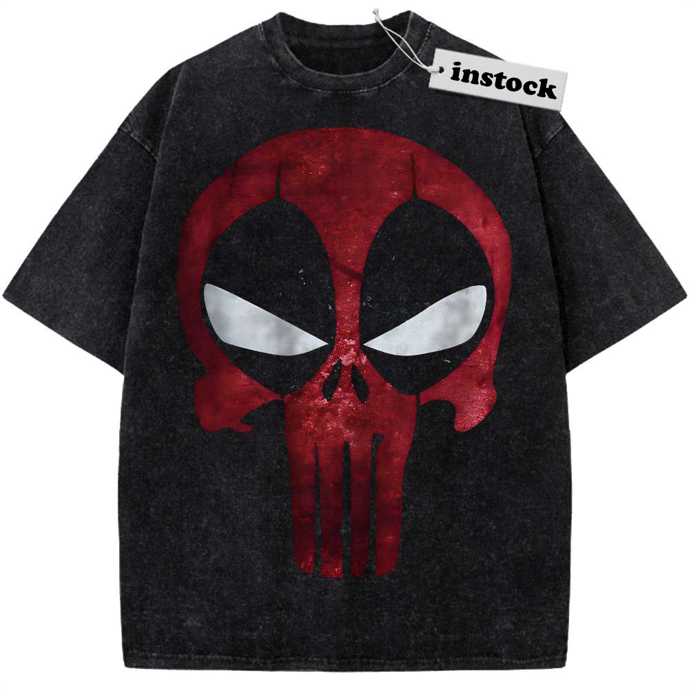 Deadpool x Punisher Shirt, Marvel Comics Shirt, Vintage T-Shirt