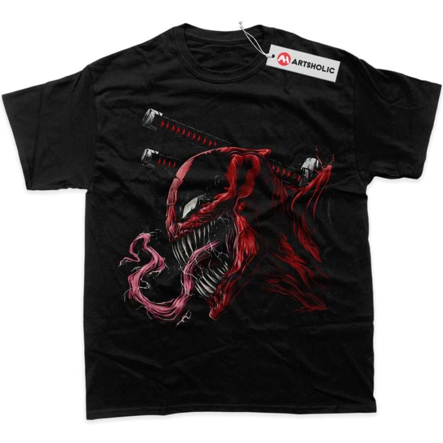 Alternative view of Deadpool x Venom Shirt, Marvel Comics Shirt, Graphic T-Shirt