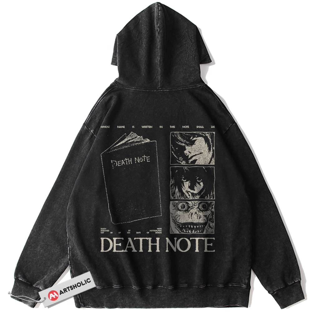 Death Note Hoodie, Anime Hoodie, Vintage Hoodie