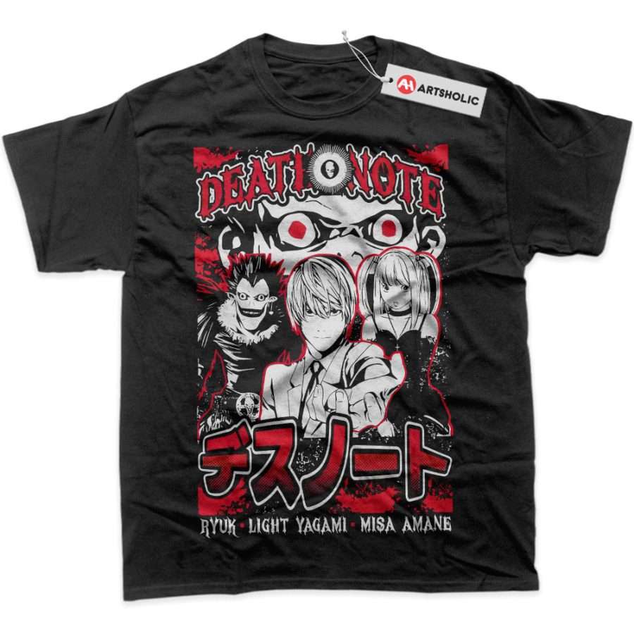 Alternative view of Death Note Shirt, Anime Shirt, Graphic T-Shirt