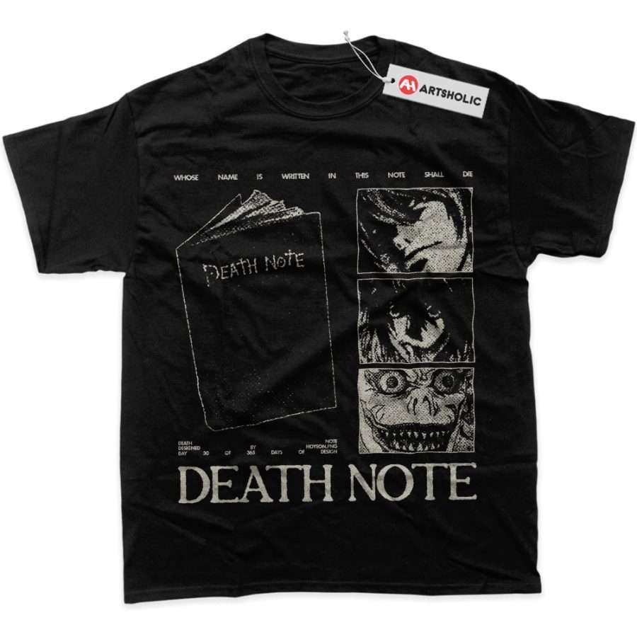 Alternative view of Death Note Shirt, Anime Shirt, Graphic Tee