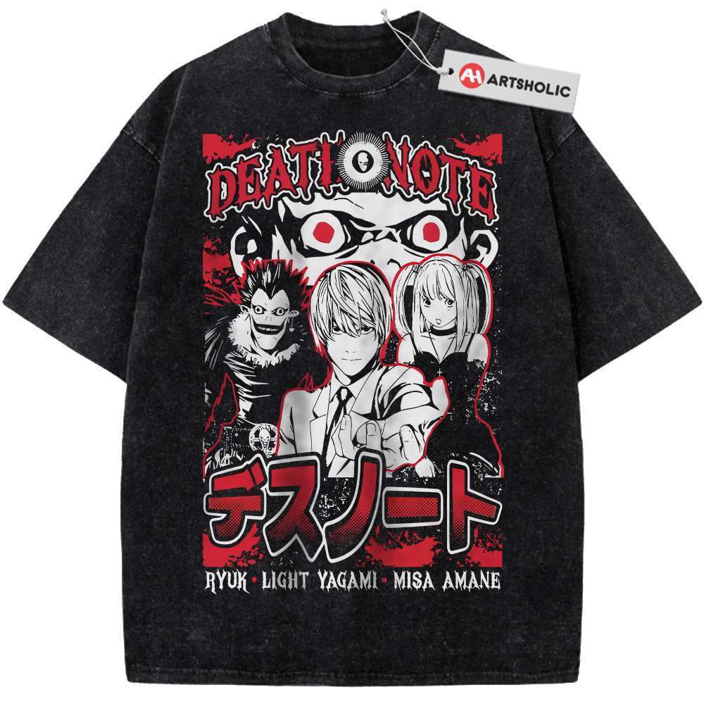 Death Note Shirt, Anime Shirt, Vintage T-Shirt