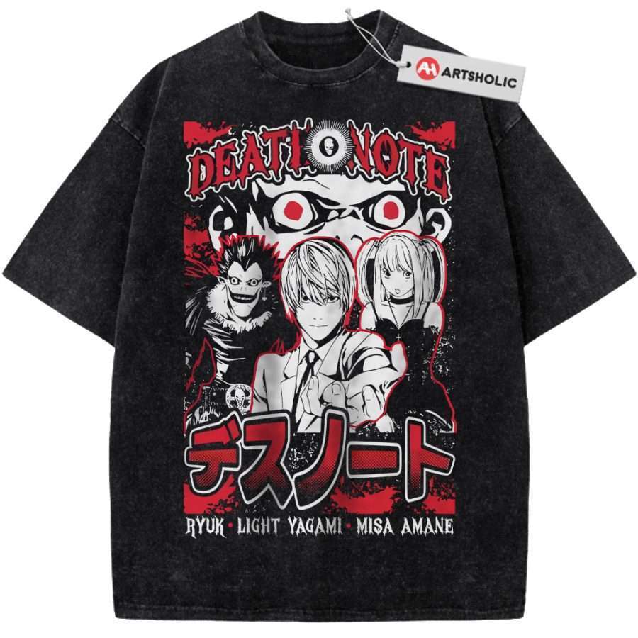 Alternative view of Death Note Shirt, Anime Shirt, Vintage T-Shirt
