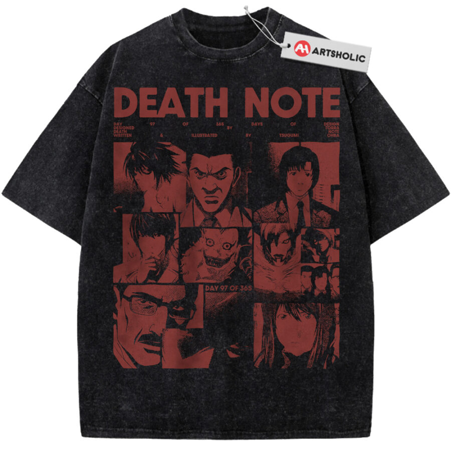 Alternative view of Death Note Shirt, Anime Shirt, Vintage T-Shirt