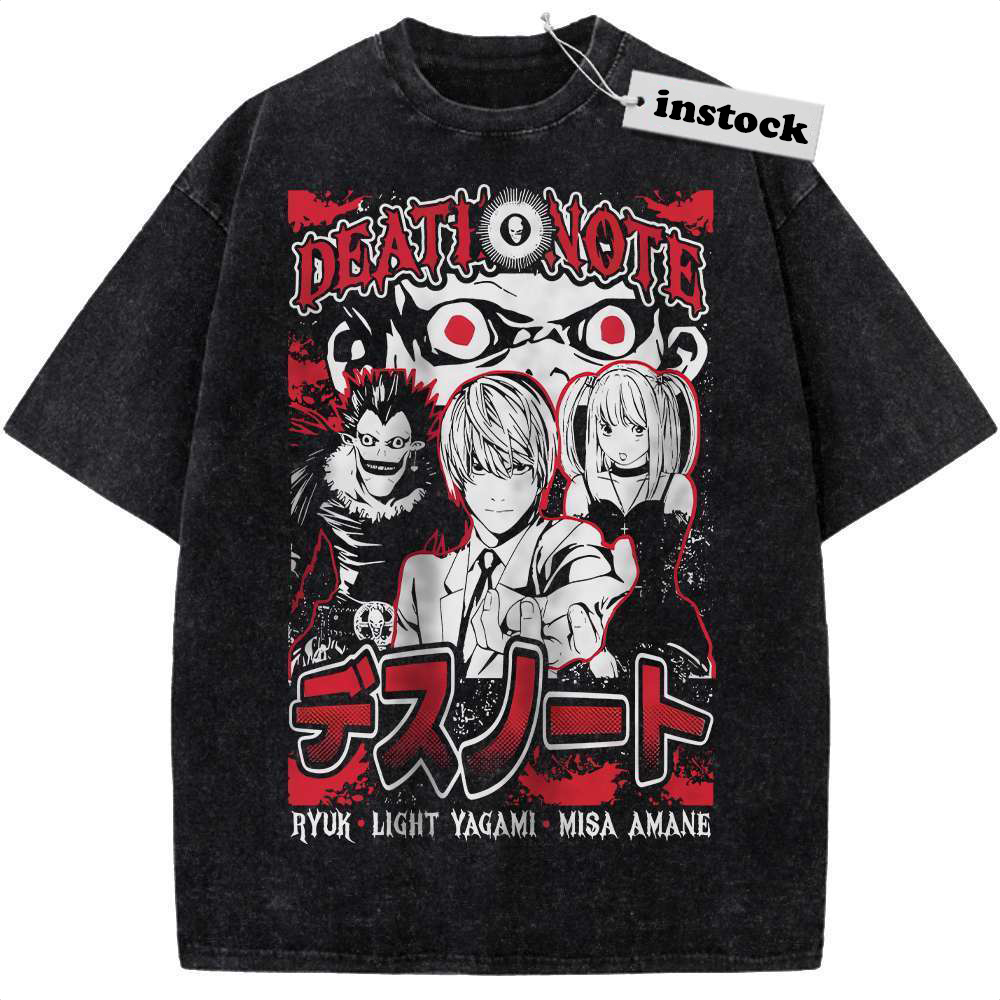 Death Note Shirt, Anime Shirt, Vintage T-Shirt