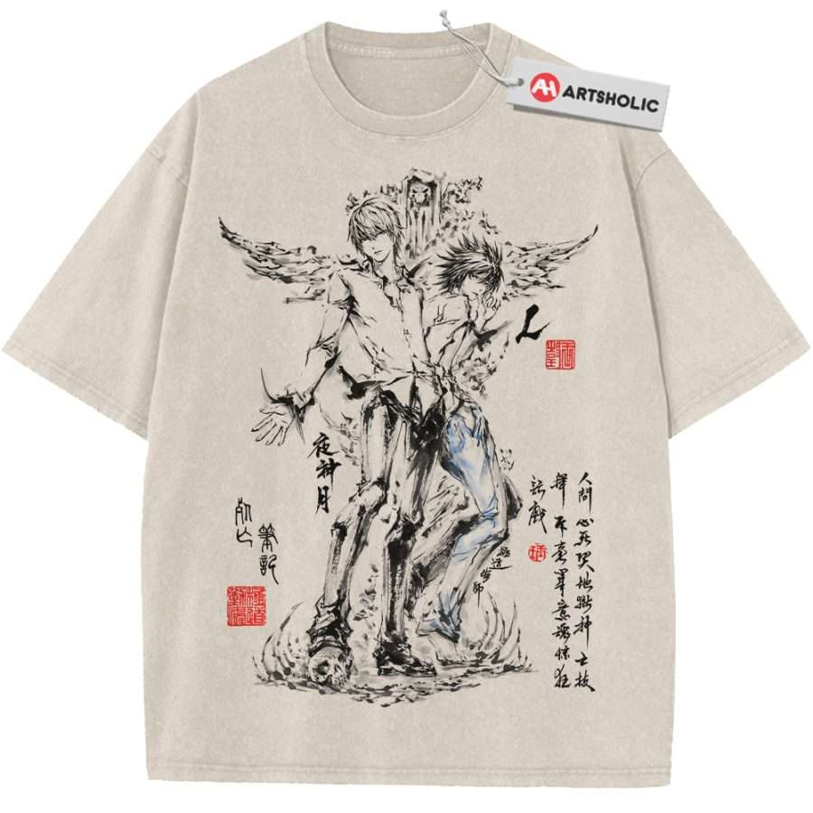 Alternative view of Death Note Shirt, Anime Shirt, Vintage Tee