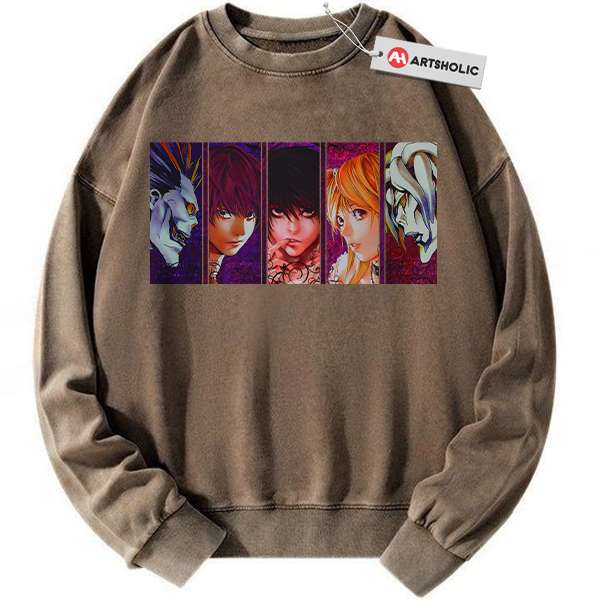 Alternative view of Death Note Sweatshirt, Anime Sweatshirt, Vintage Sweater