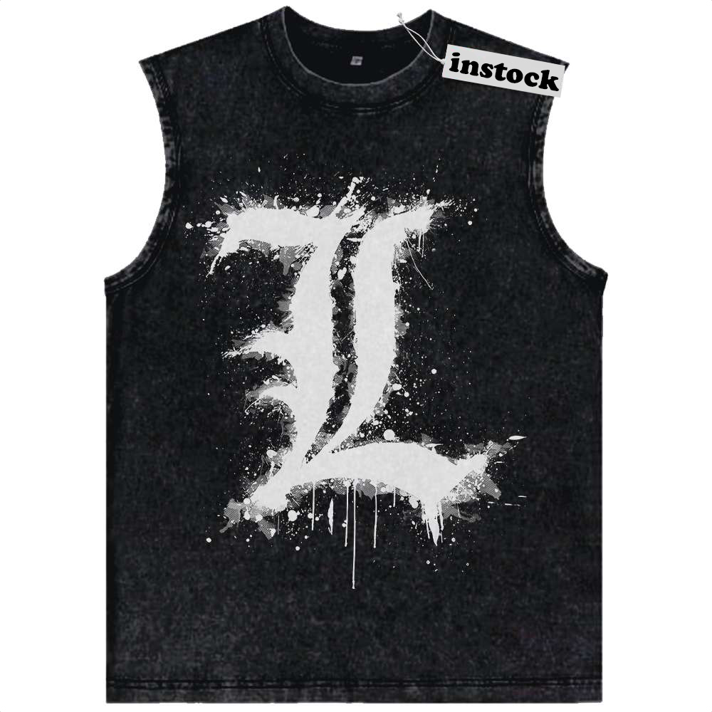 Death Note Tank Top, Anime Tank Top, Vintage Tank Top