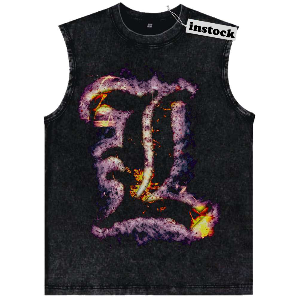 Death Note Tank Top, Anime Tank Top, Vintage Tank Top