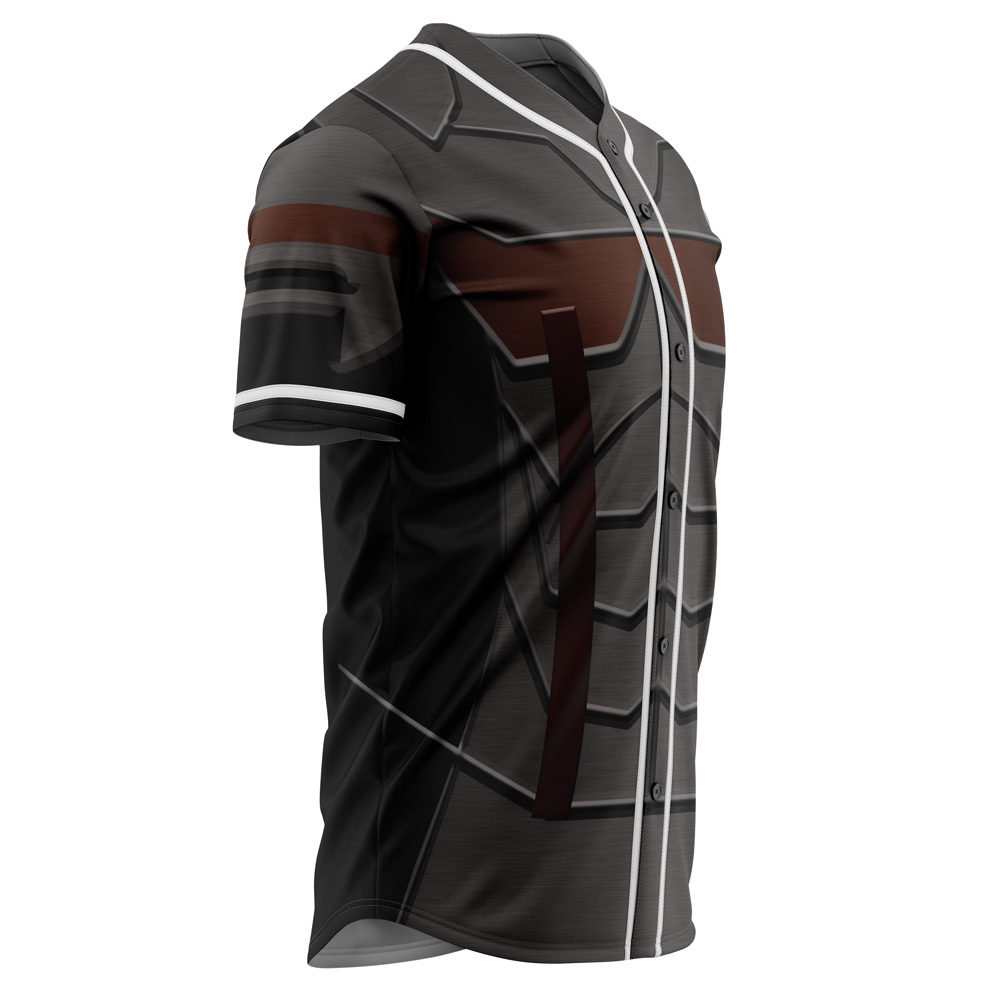Alternative view of Deathstroke Cosplay DC Comics Baseball Jersey
