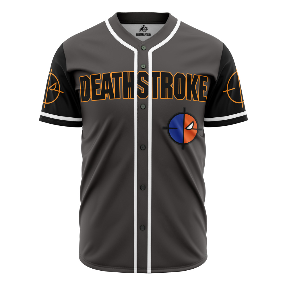 Deathstroke DC Comics Custom Baseball Jersey - Otaku Hall