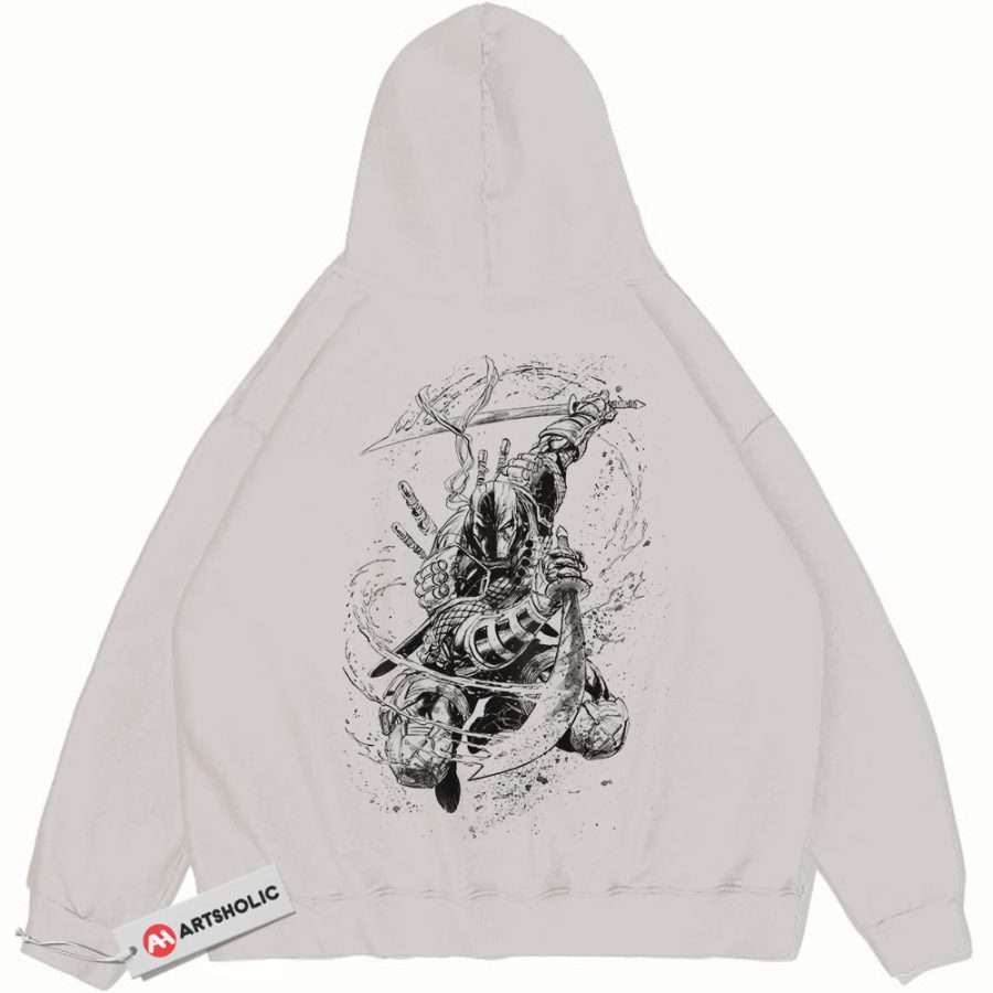 Alternative view of Deathstroke Hoodie, Vintage Hoodie