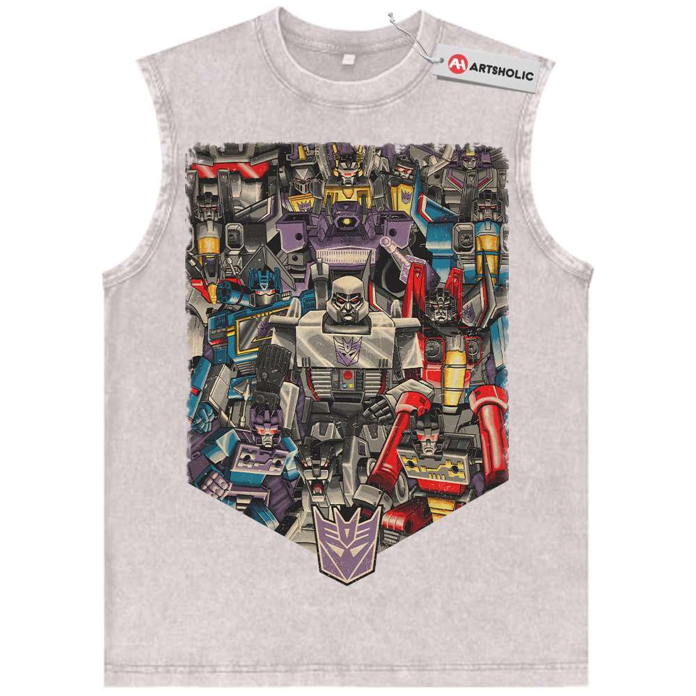 Alternative view of Decepticons Tank Top, Transformers Tank Top, Movie Tank Top, Vintage Tank Top