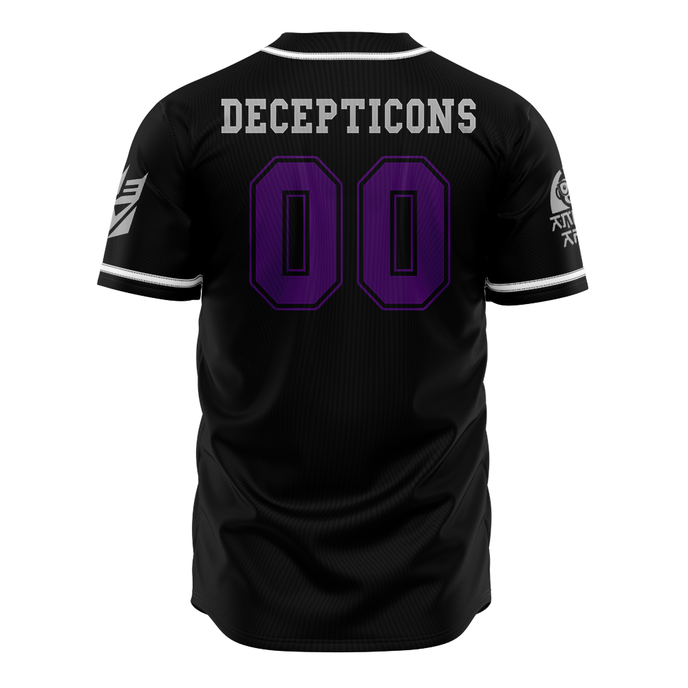 Alternative view of Decepticons Transformers Baseball Jersey