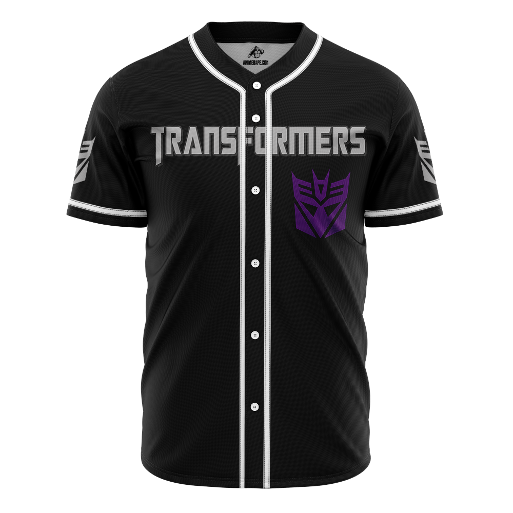 Decepticons Transformers Custom Baseball Jersey - Otaku Hall