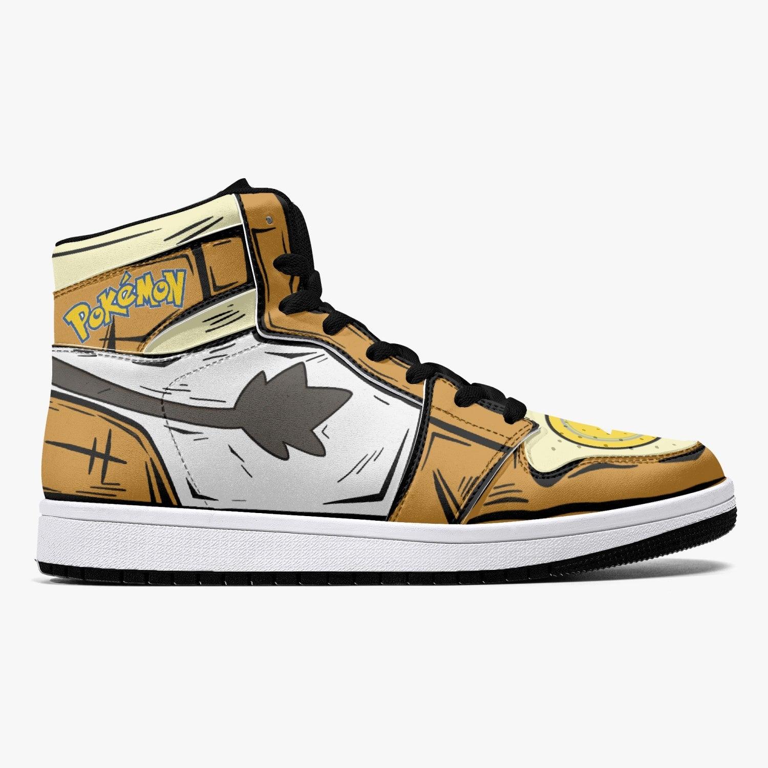 Alternative view of Dedenne Pokemon Custom Sneaker Mid 1 Basketball Shoes - Otaku Hall