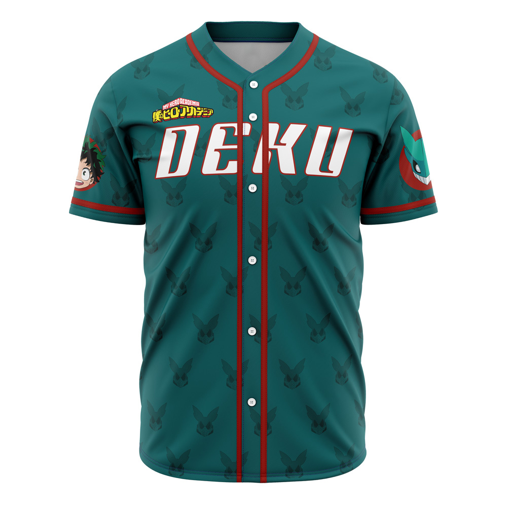 Deku My Hero Academia Custom Baseball Jersey - Otaku Hall