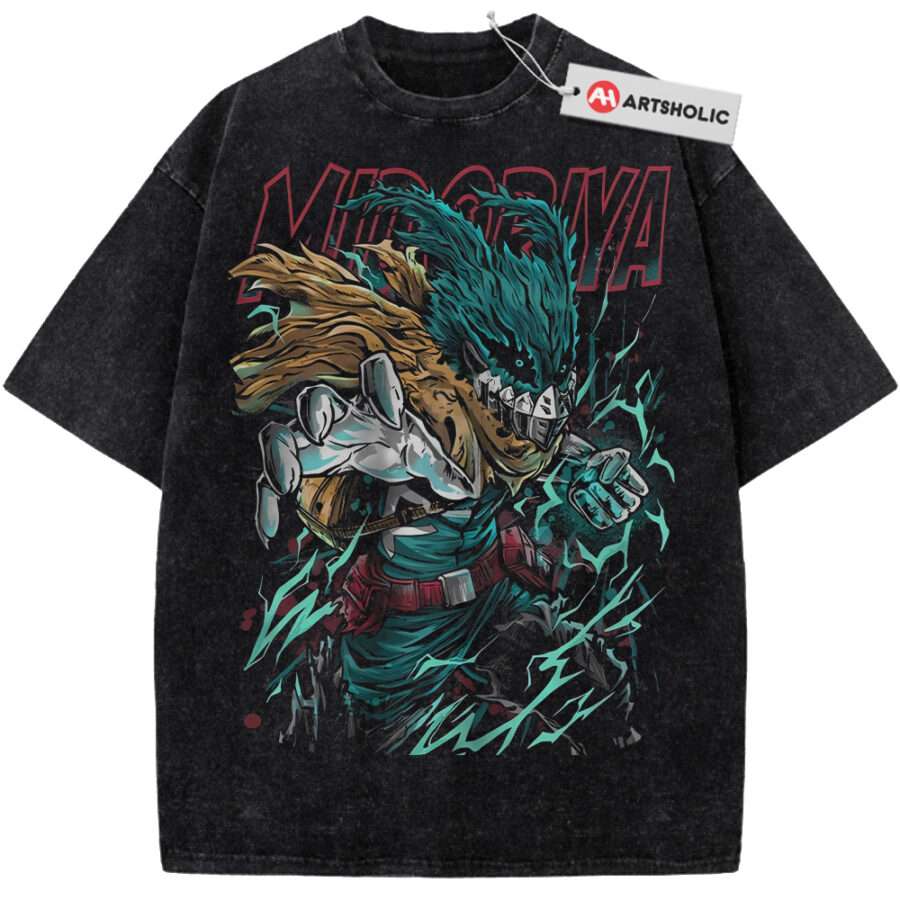 Alternative view of Deku Shirt, Izuki Midoriya Shirt, MHA Shirt, Anime Shirt, Vintage Tee