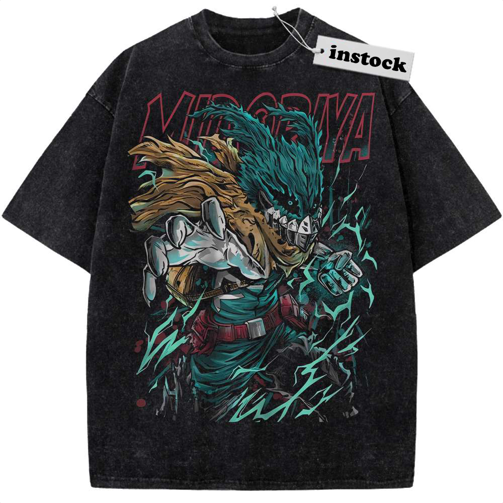 Deku Shirt, Izuki Midoriya Shirt, MHA Shirt, Anime Shirt, Vintage Tee