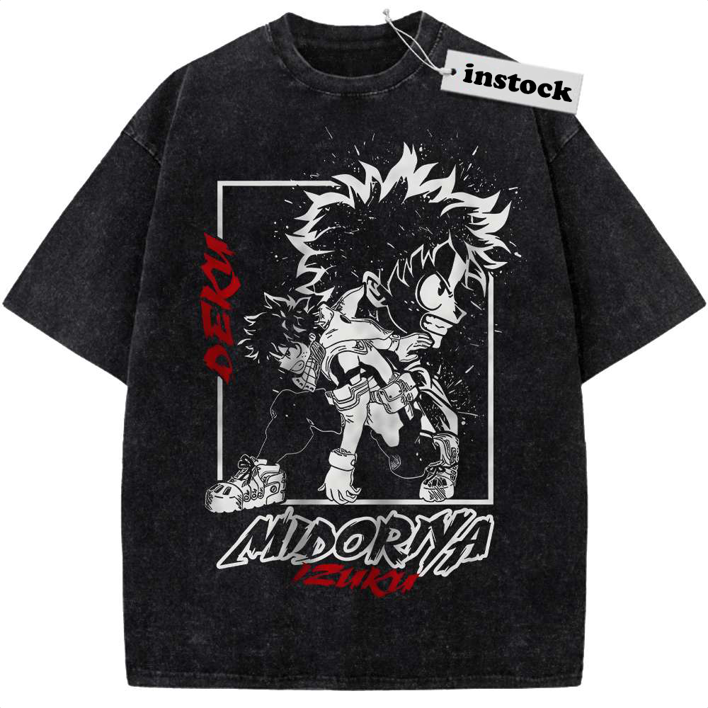 Deku Shirt, Izuki Midoriya Shirt, MHA Shirt, Anime Shirt, Vintage Tee