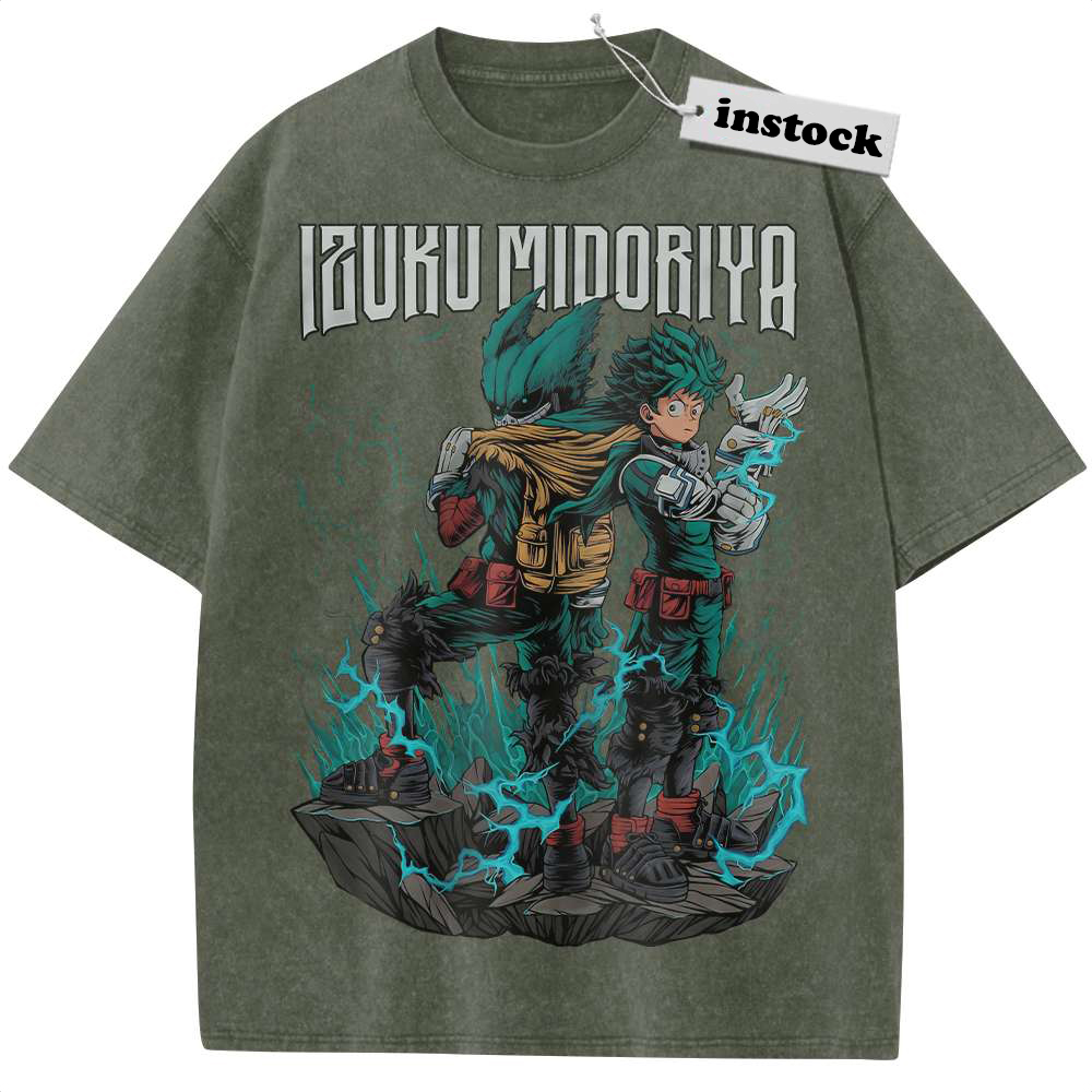 Deku Shirt, Izuku Midoriya Shirt, MHA Shirt, Anime Shirt, Vintage Tee